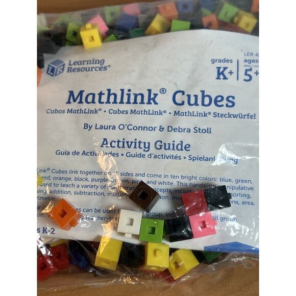 Learning Resources Mathlink Cubes  Kindergarten, STEM - Picture 1 of 5